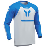 maillot cross thor ridemode menace blan 26 bleu mini