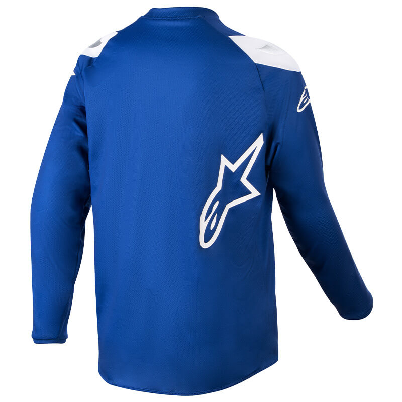 maillot enfant alpinestars racer narin bleu 2023 cross mx