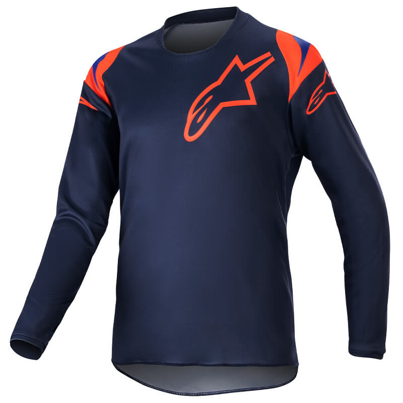 maillot enfant alpinestars racer narin bleu marine 2023
