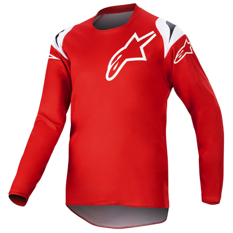 maillot enfant alpinestars racer narin rouge 2023 mx