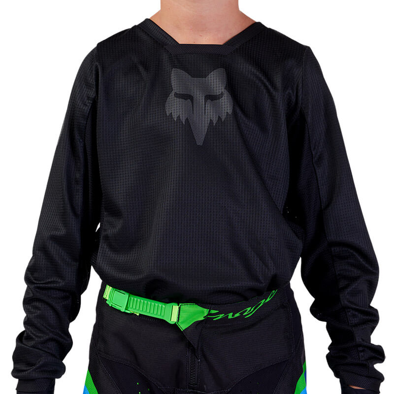 maillot enfant fox racing 180 blackout 2024 mx