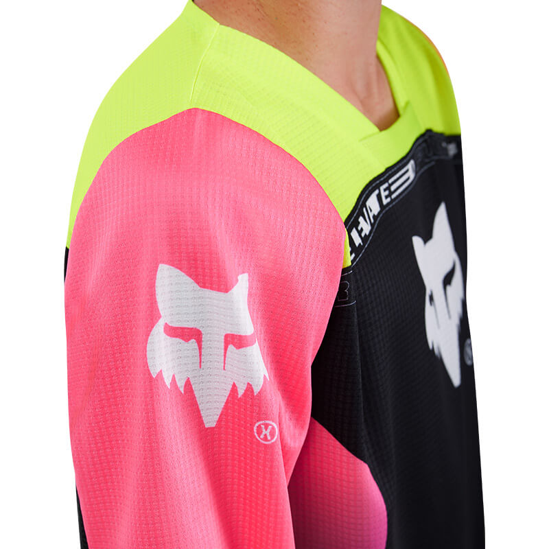 maillot enfant fox racing 180 elevated rose 2025 sx