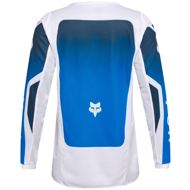 maillot enfant fox racing 180 shield bleu cross