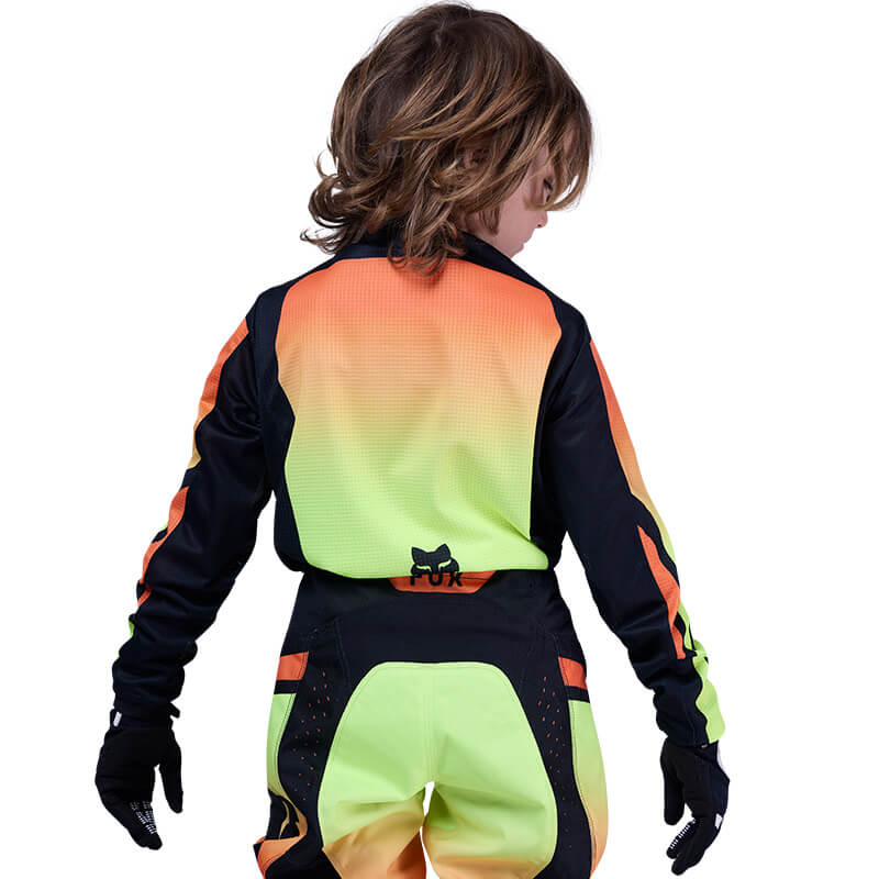 maillot enfant fox racing 180 shield jaune sx