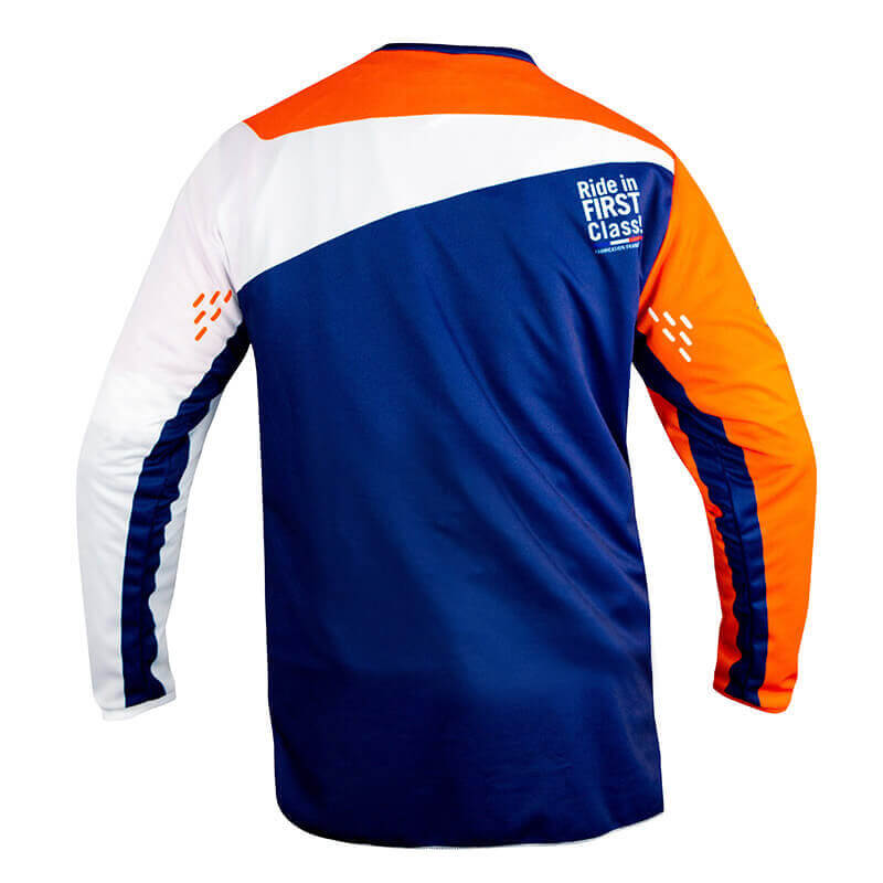 maillot enfant fxmotors racing line orange 2021 cross