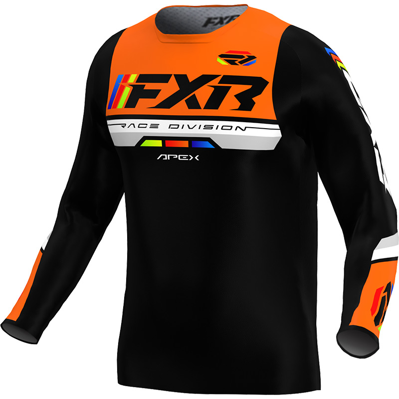 maillot enfant fxr apex noir orange