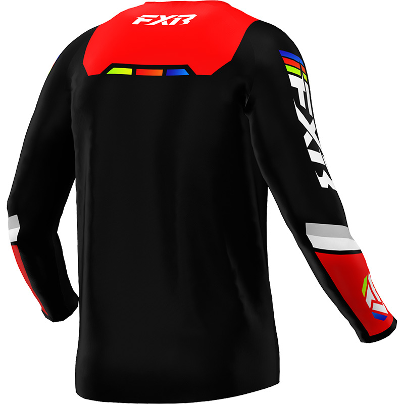 maillot enfant fxr apex noir rouge cross