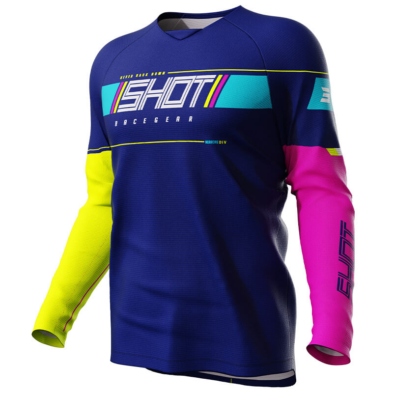 maillot enfant shot draw indy bleu 2024