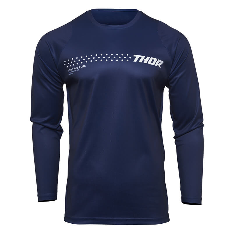 maillot enfant thor mx sector minimal bleu marine 2022 mx