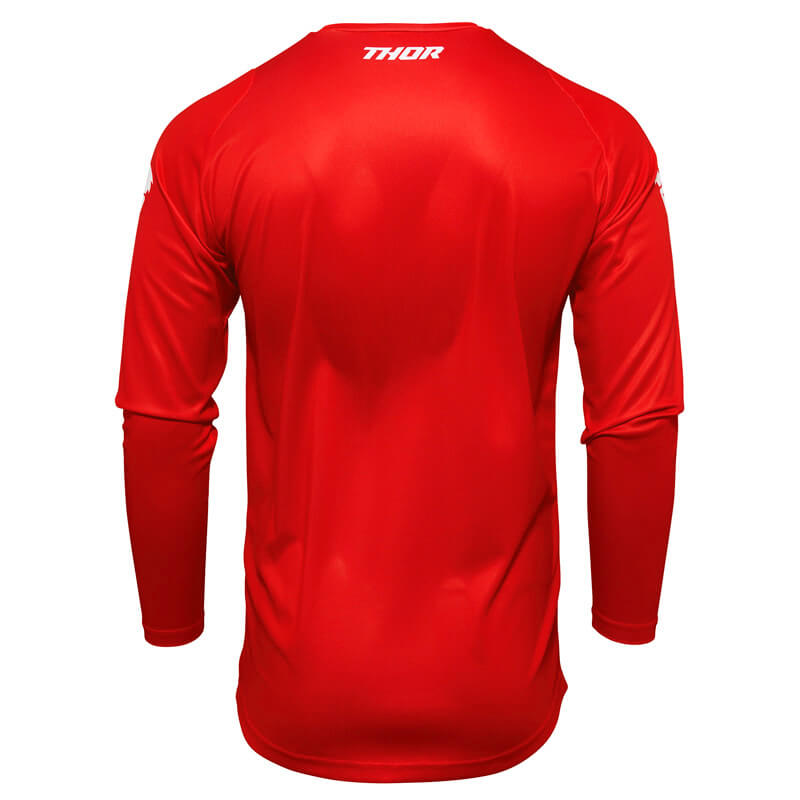 maillot enfant thor mx sector minimal rouge 2022 cross mx