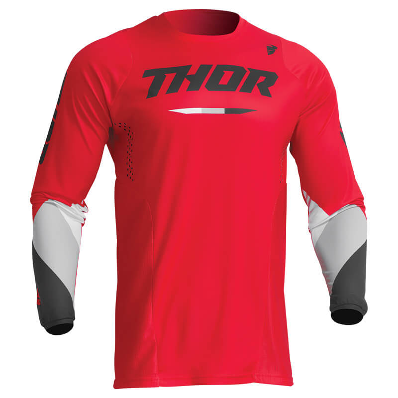 maillot enfant thor pulse tactic 2023 rouge mx