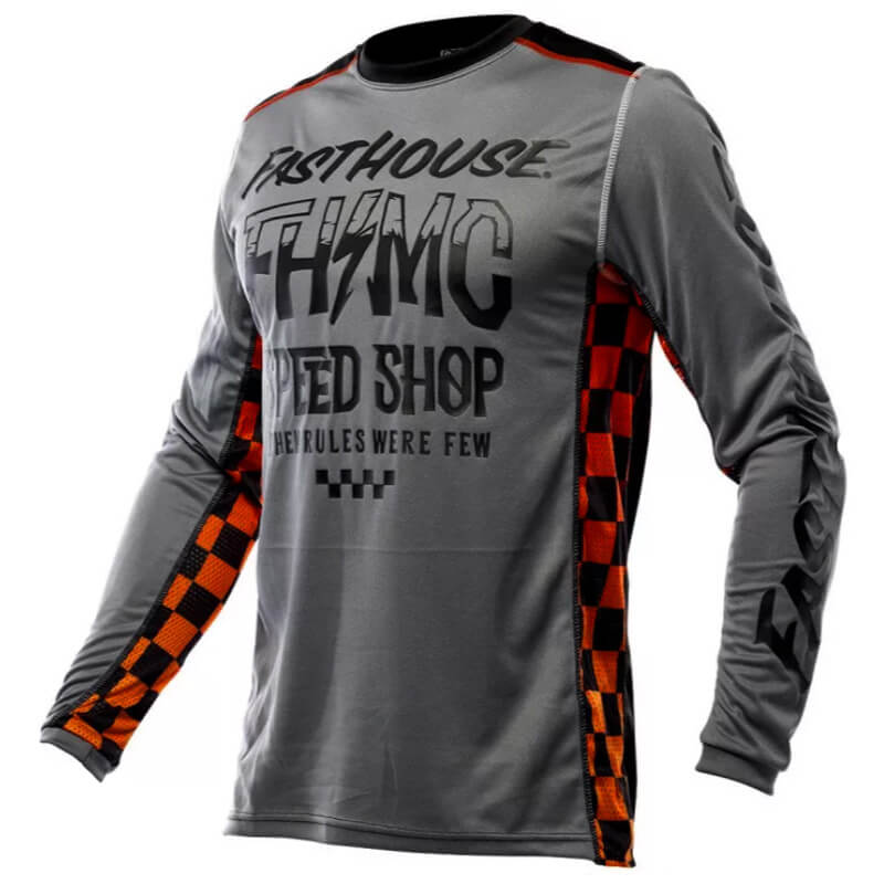 maillot fasthouse grindhouse brute gris 2022