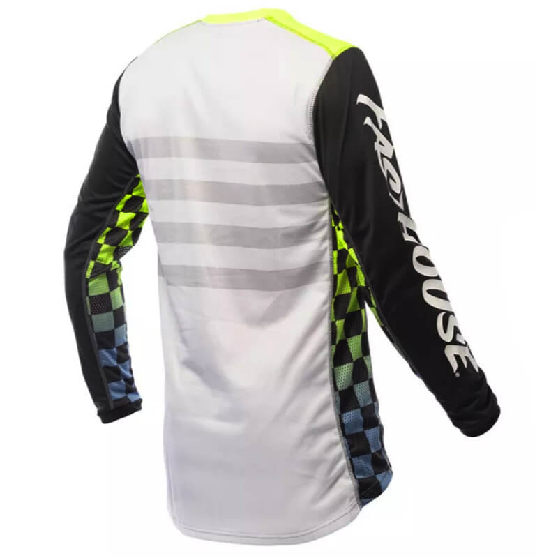 maillot fasthouse grindhouse brute jaune fluo 2022 cross