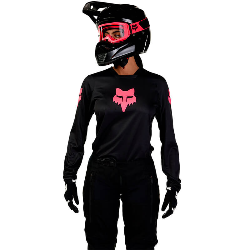 maillot femme fox racing blackout 2024 cross