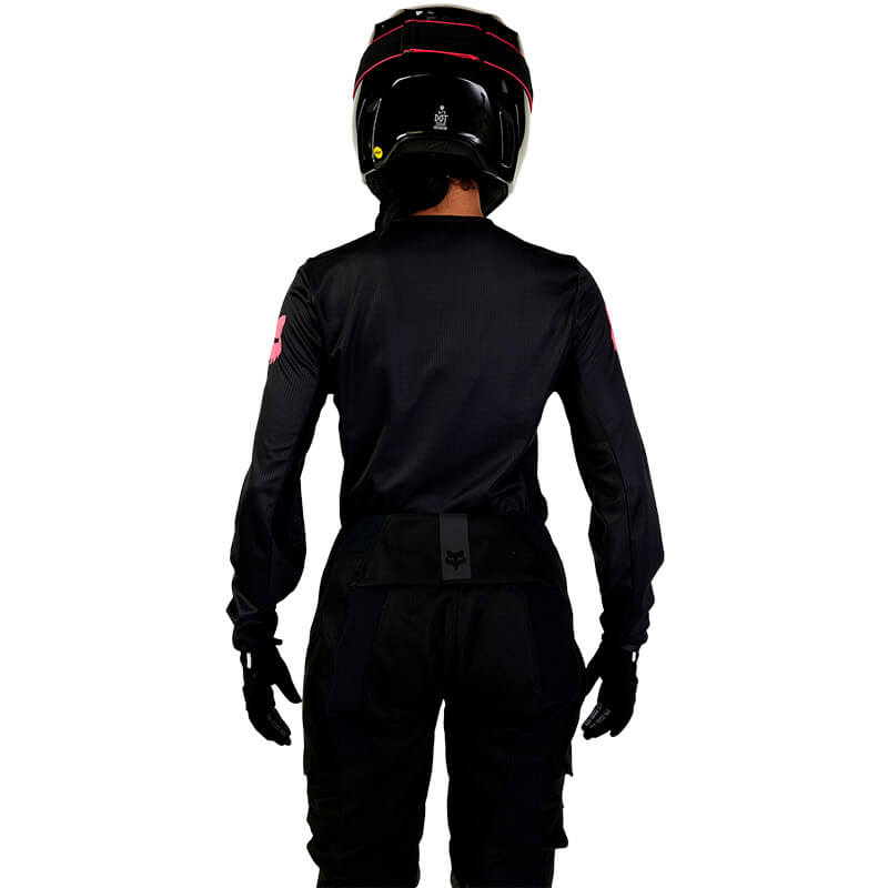 maillot femme fox racing blackout 2024 enduro