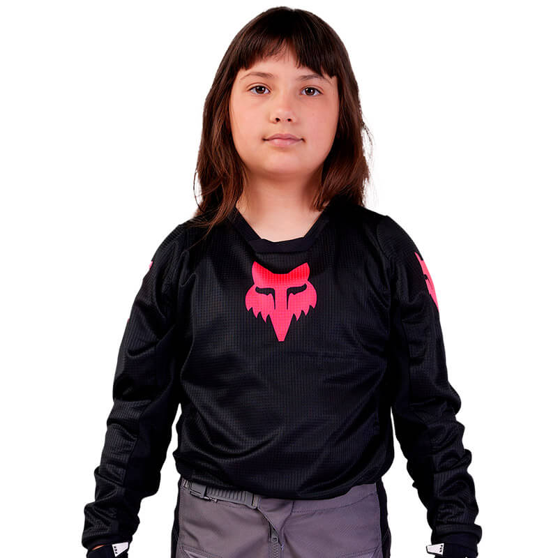 maillot fille fox racing blackout 2024 moto