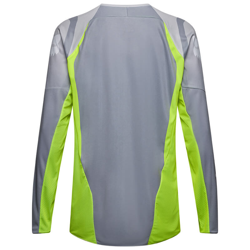 maillot fox racing 180 frame gris 27 mx