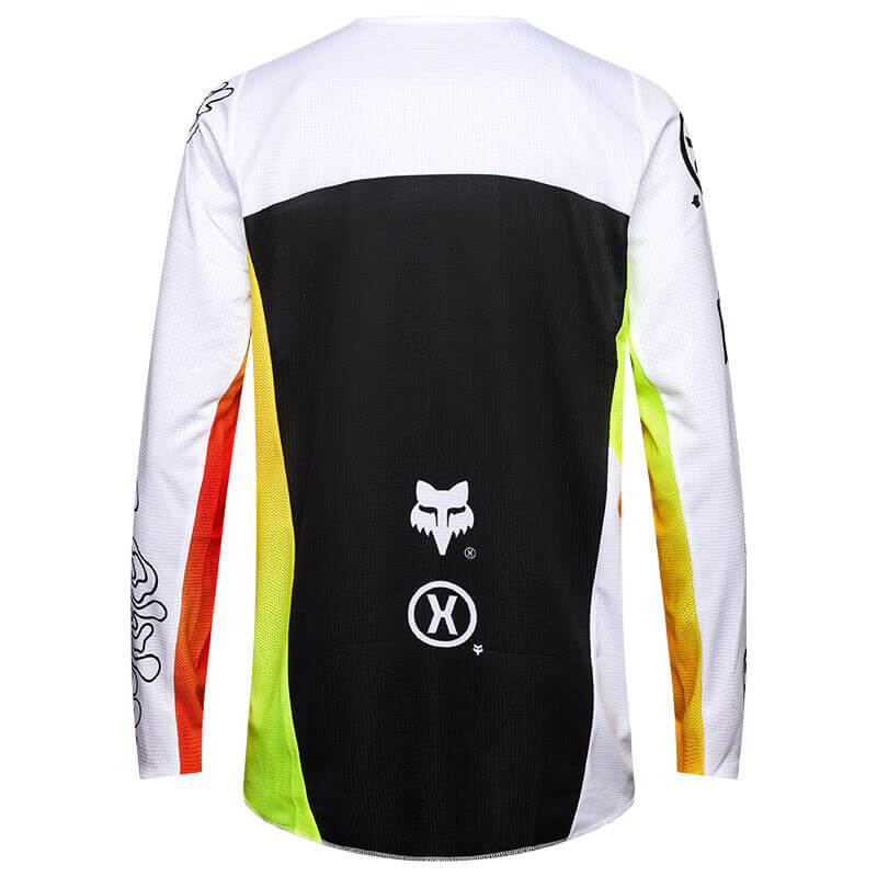maillot fox racing 180 hello future blanc 2025 cross mx