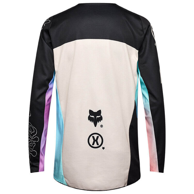 maillot fox racing 180 hello future noir 2025 cross mx