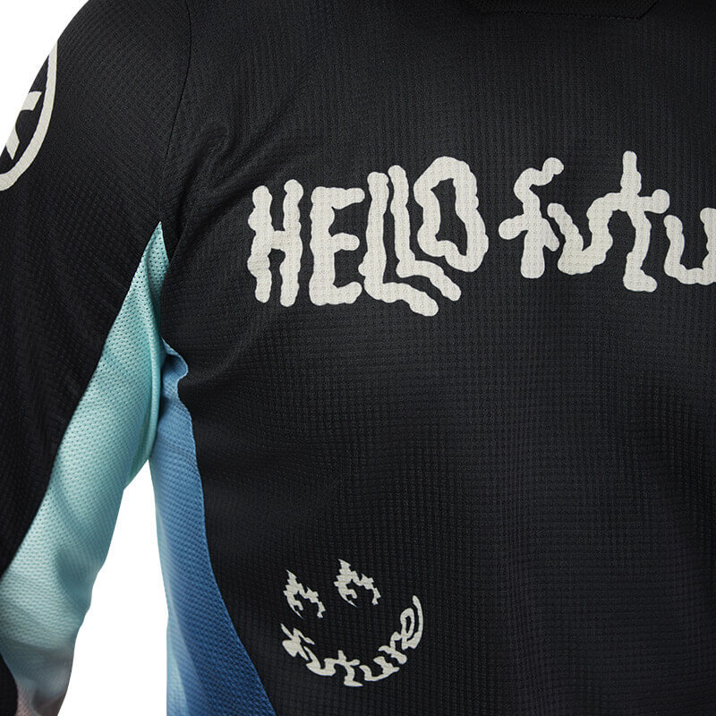 maillot fox racing 180 hello future noir 2025 sx mx