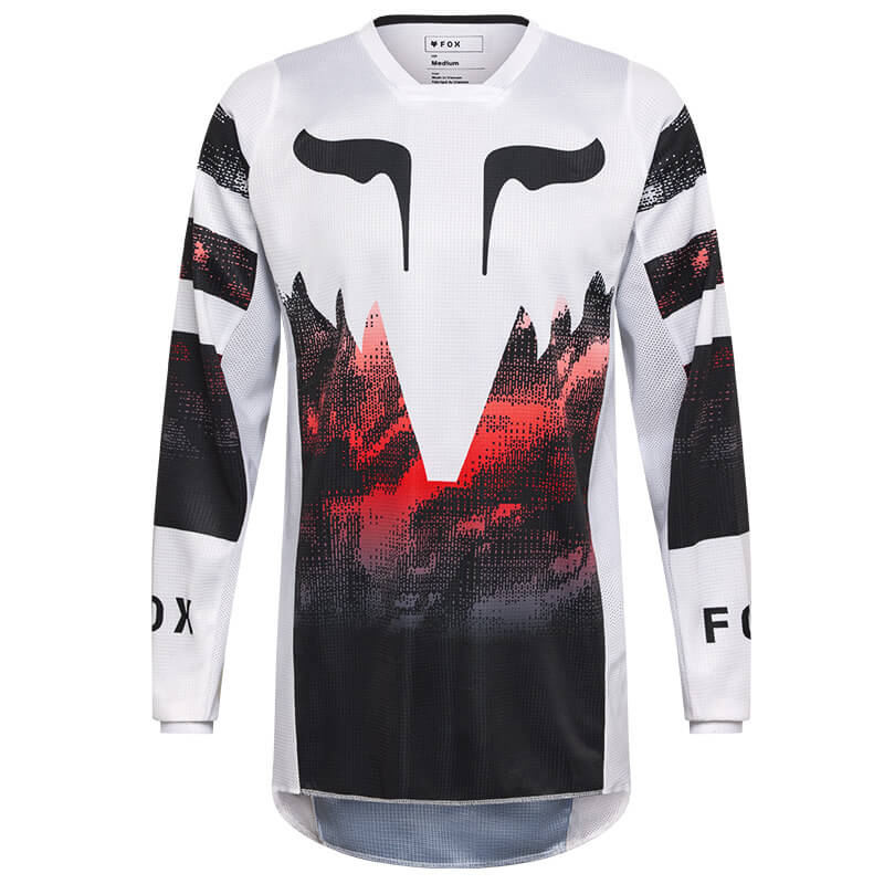 maillot fox racing 180 kairos blanc 2026 mx