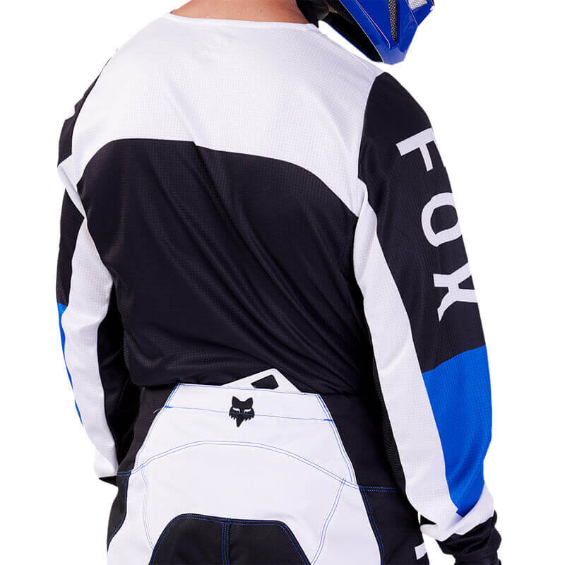 maillot fox racing 180 nitro bleu 2024 enduro