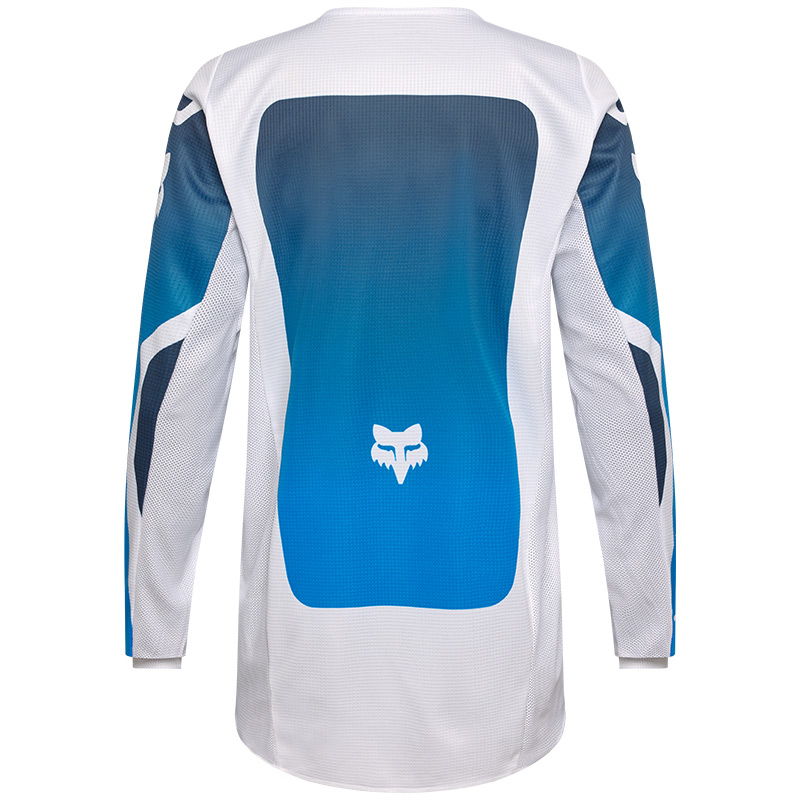maillot fox racing 180 shield bleu 26 cross