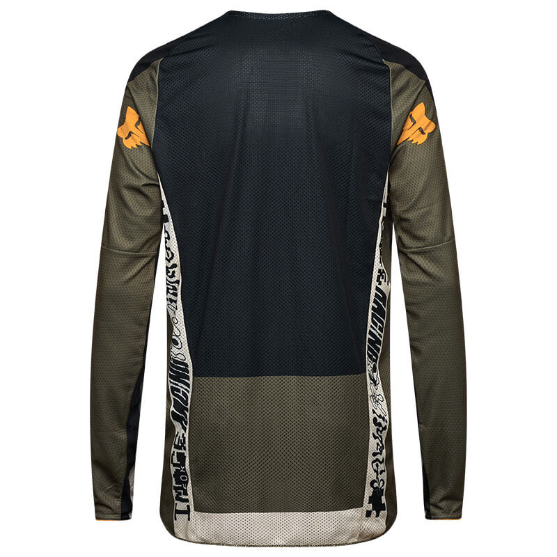 maillot fox racing 360 face marron noir 2025 cross mx