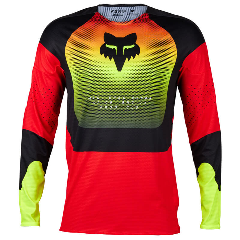 maillot fox racing 360 revise rouge 2024 mx