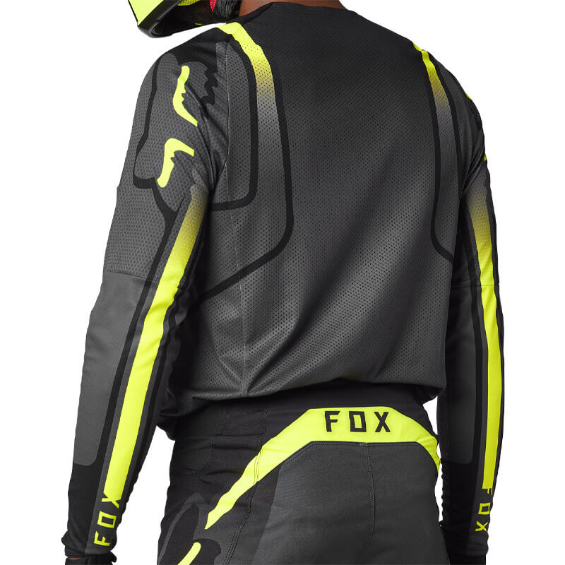 maillot fox racing 360 vizen 2023 gris enduro