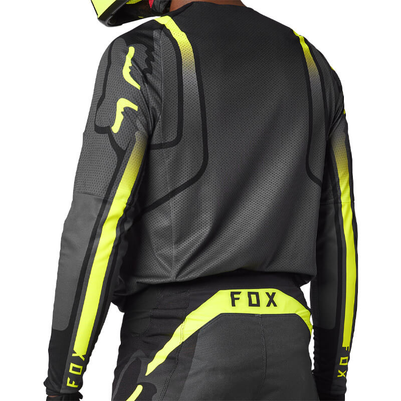 maillot fox racing 360 vizen 2023 gris enduro