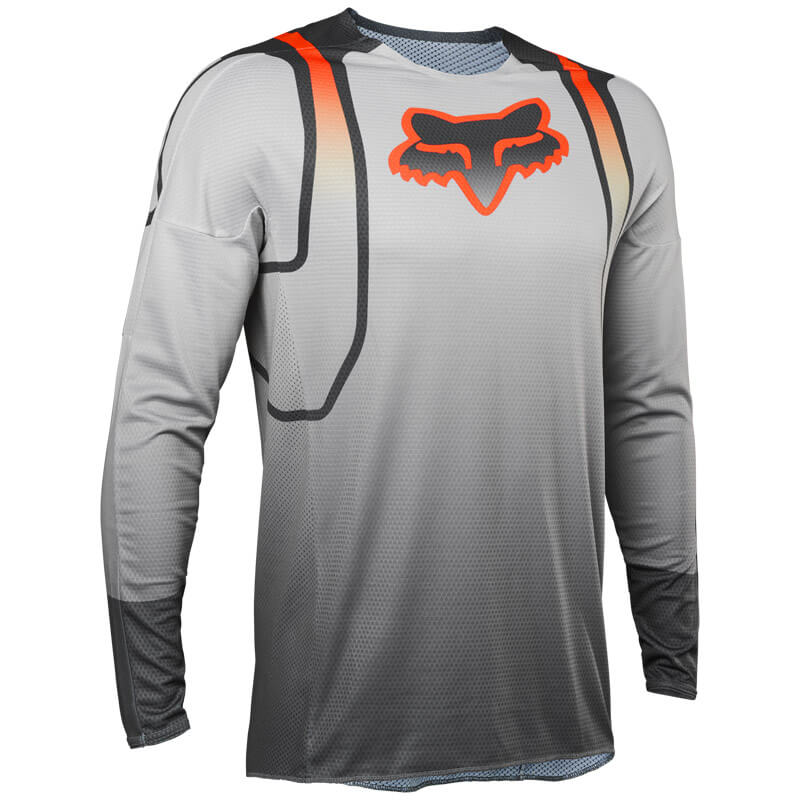 maillot fox racing 360 vizen 2023 orange gris mx