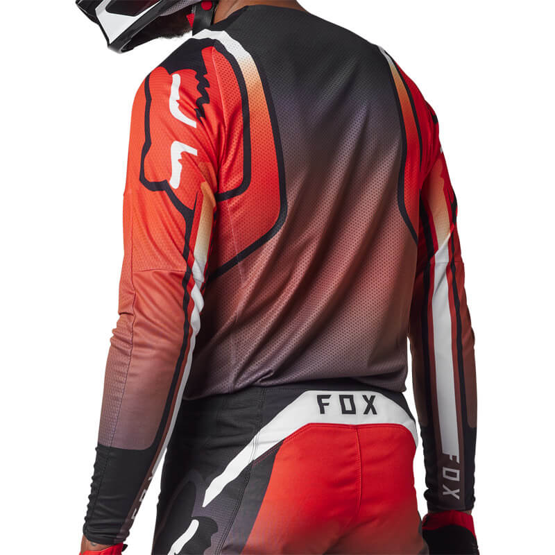 maillot fox racing 360 vizen 2023 rouge enduro