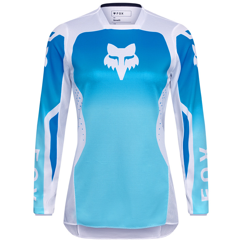 maillot fox racing femme 180 shield bleu