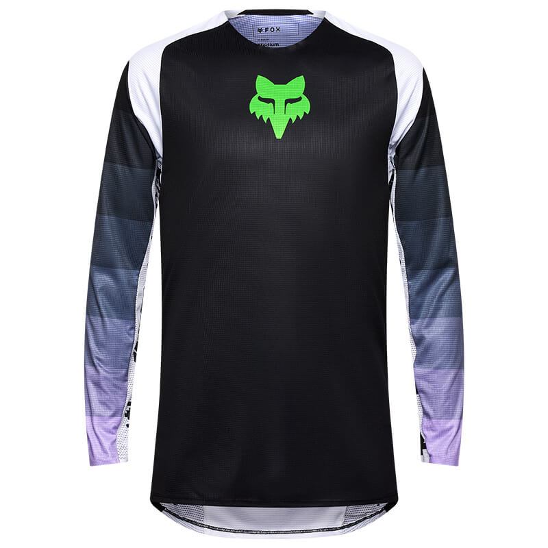 maillot fox racing flexair grid noir violet 2025 mx