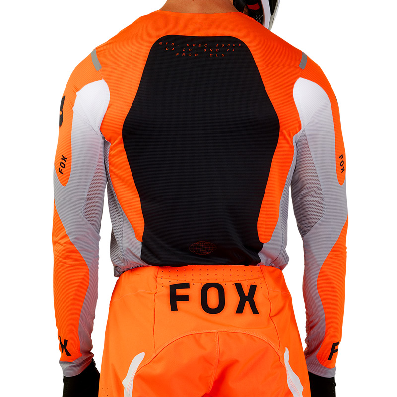 maillot fox racing flexair magnetic orange 2024 cross