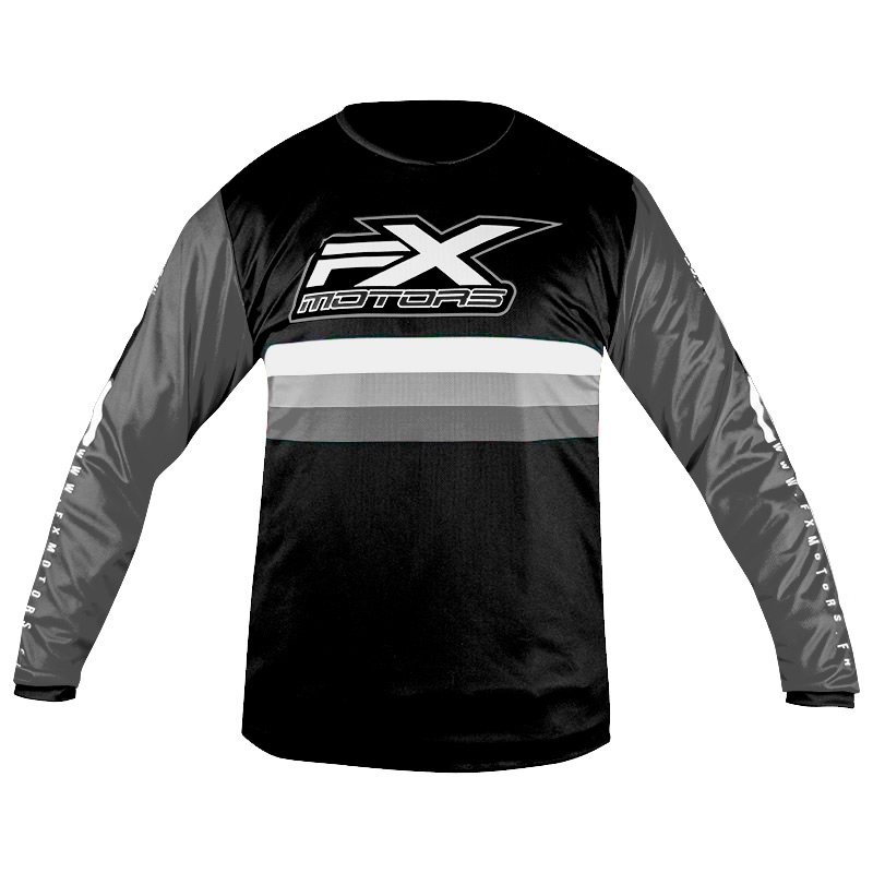 maillot fxmotors black nightfog fkr