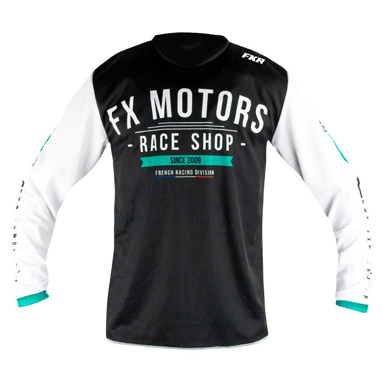 maillot fxmotors classic teal fkr