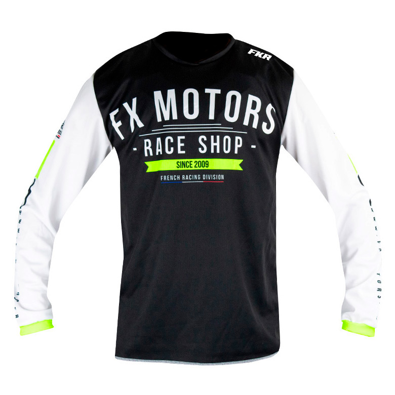 maillot fxmotors classic yellowfluo fkr