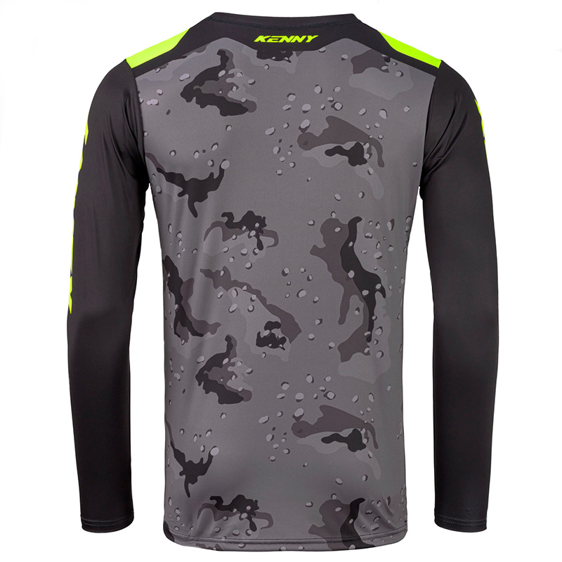maillot kenny force race jaune camo 27 mx