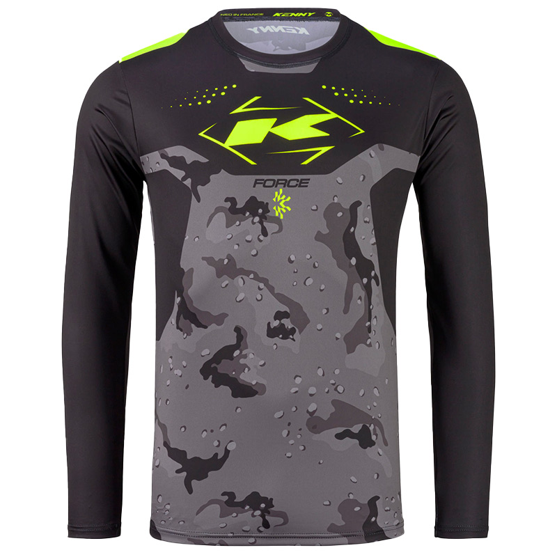 maillot kenny force race jaune camo 27