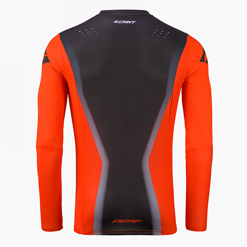 maillot kenny performance solid orange 1