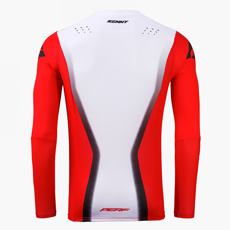 maillot kenny performance solid red 1