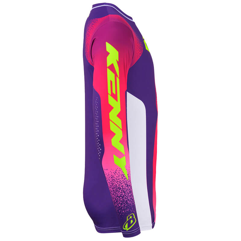 maillot kenny track blast rose violet 27 sx