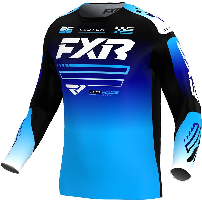 maillot kid fxr clutch noir bleu