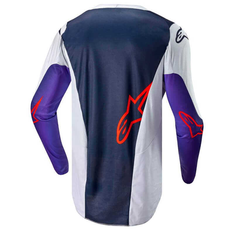 maillot kids alpinestars racer hoen 2024 violet motocross