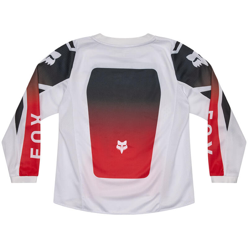 maillot kids fox racing 180 shield rouge cross