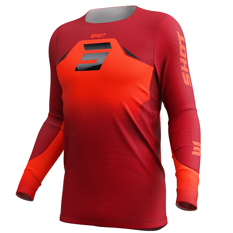 maillot shot aerolite phase rouge