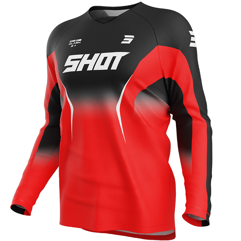 maillot shot draw clash rouge