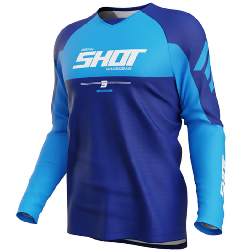 maillot shot draw private bleu